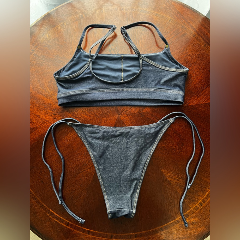 Aerie Scoop / Cheeky Bikini Set, Small bottoms/ Medium top - Picture 3 of 6